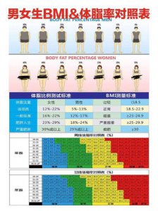 ​标准体脂率计算公式