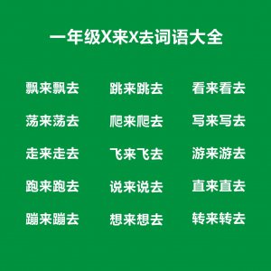 ​什么来什么去四字成语大全（来去的四字词语）