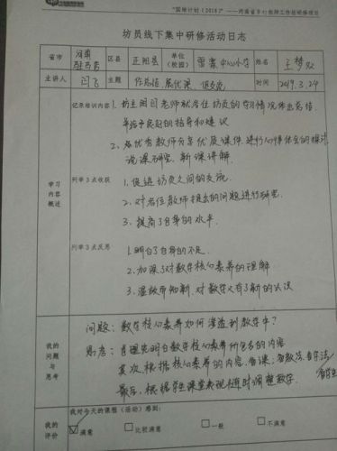 小学数学研修日志10篇(小学数学研修日志大全)-第1张图片-