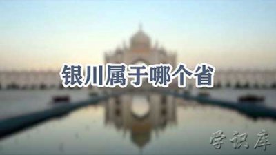 ​银川是属于哪个省哪个市