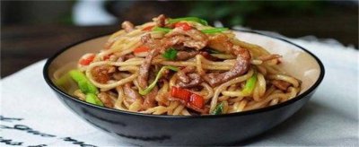 ​肉丝炒面做法大全 肉丝炒面的做法最正宗的做法